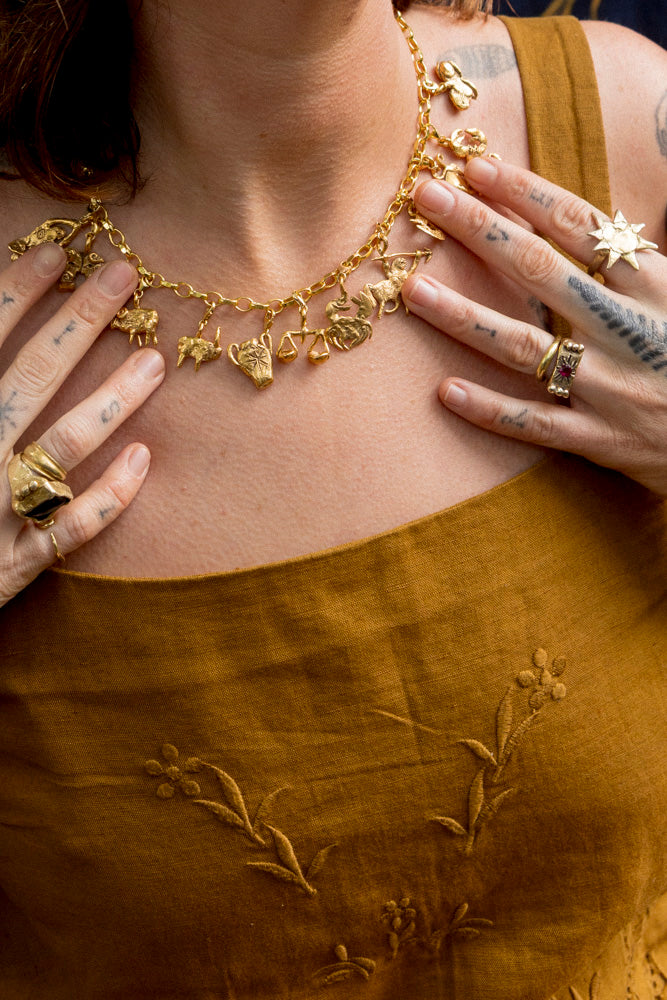 The Grand Zodiac Necklace - Tabby Booth