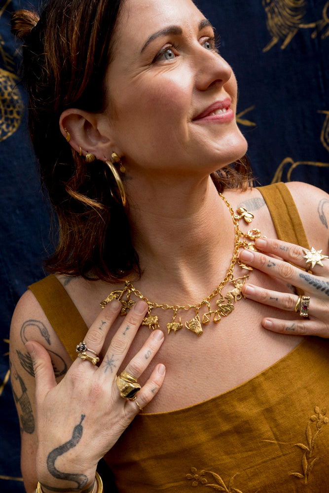 The Grand Zodiac Necklace - Tabby Booth