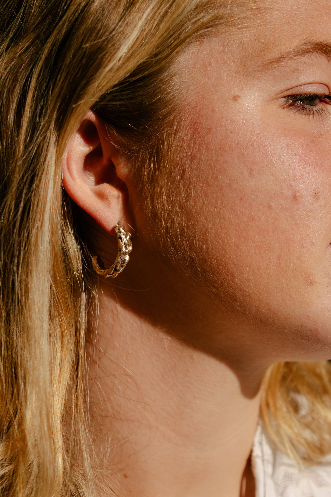 Messy Braid Hoops