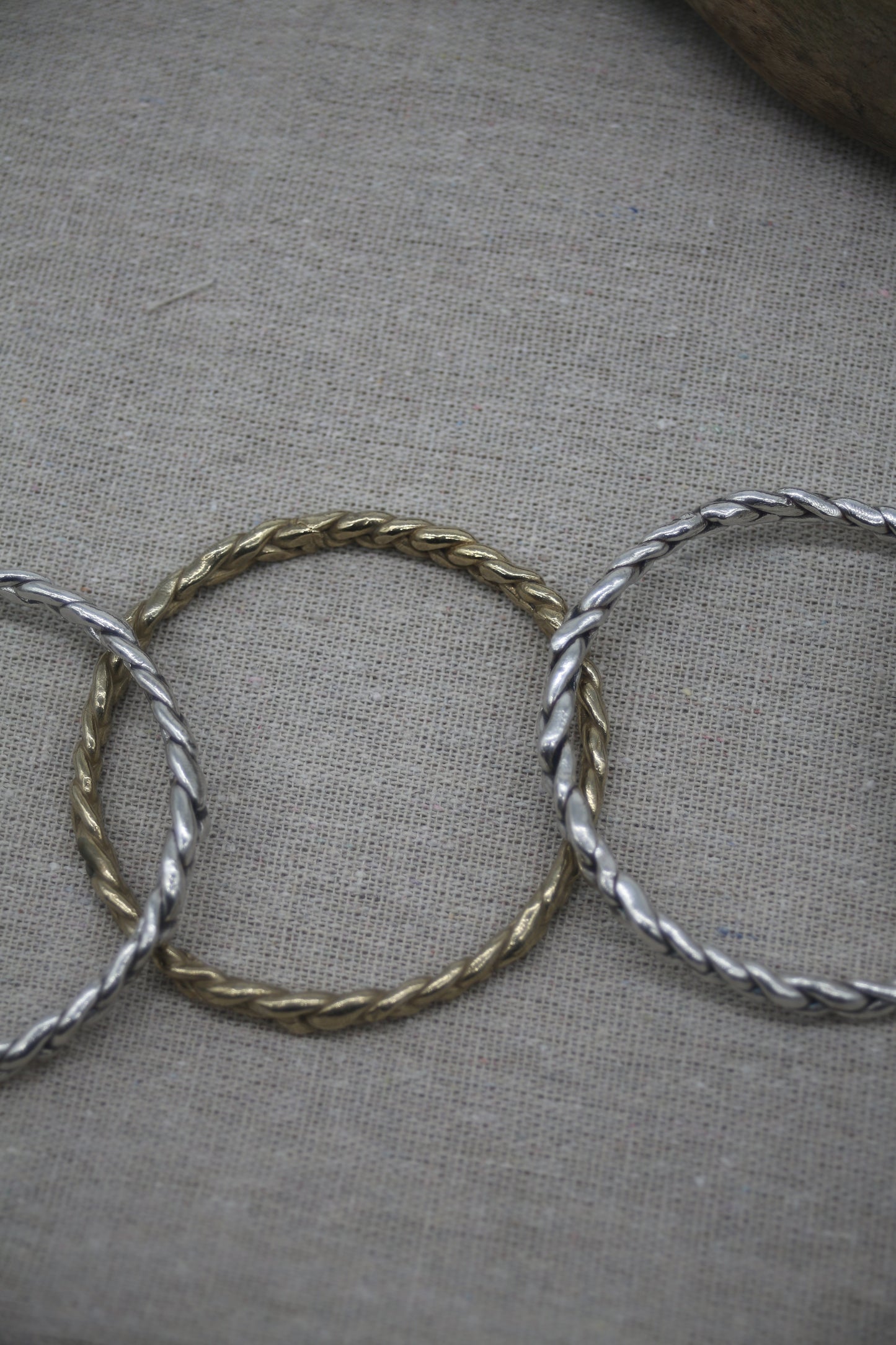 Slim Braided Bangle