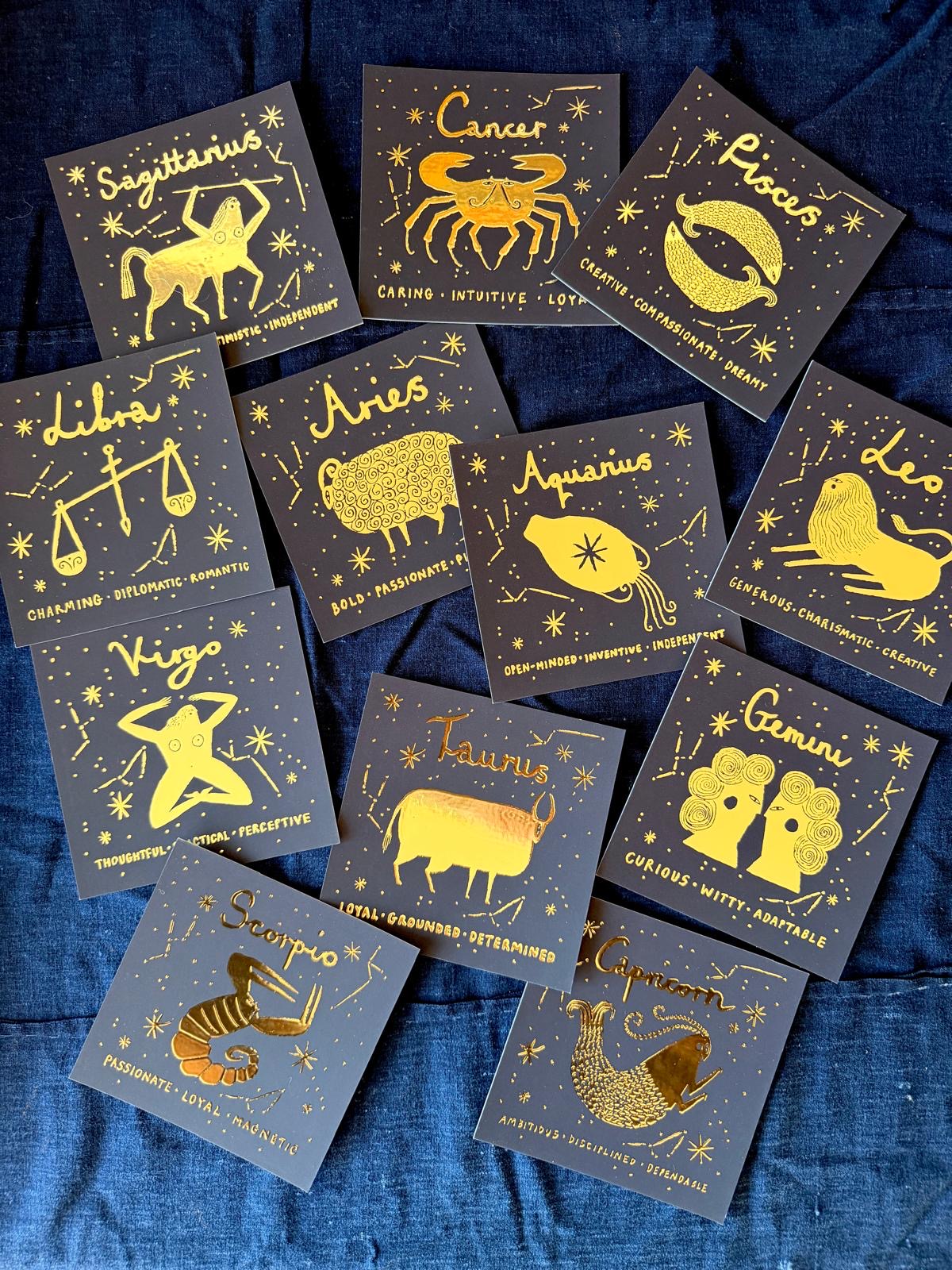 The Zodiac Pendants - Tabby Booth