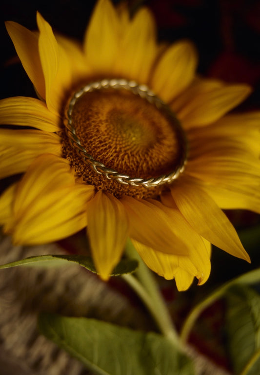 Slim Braided Bangle