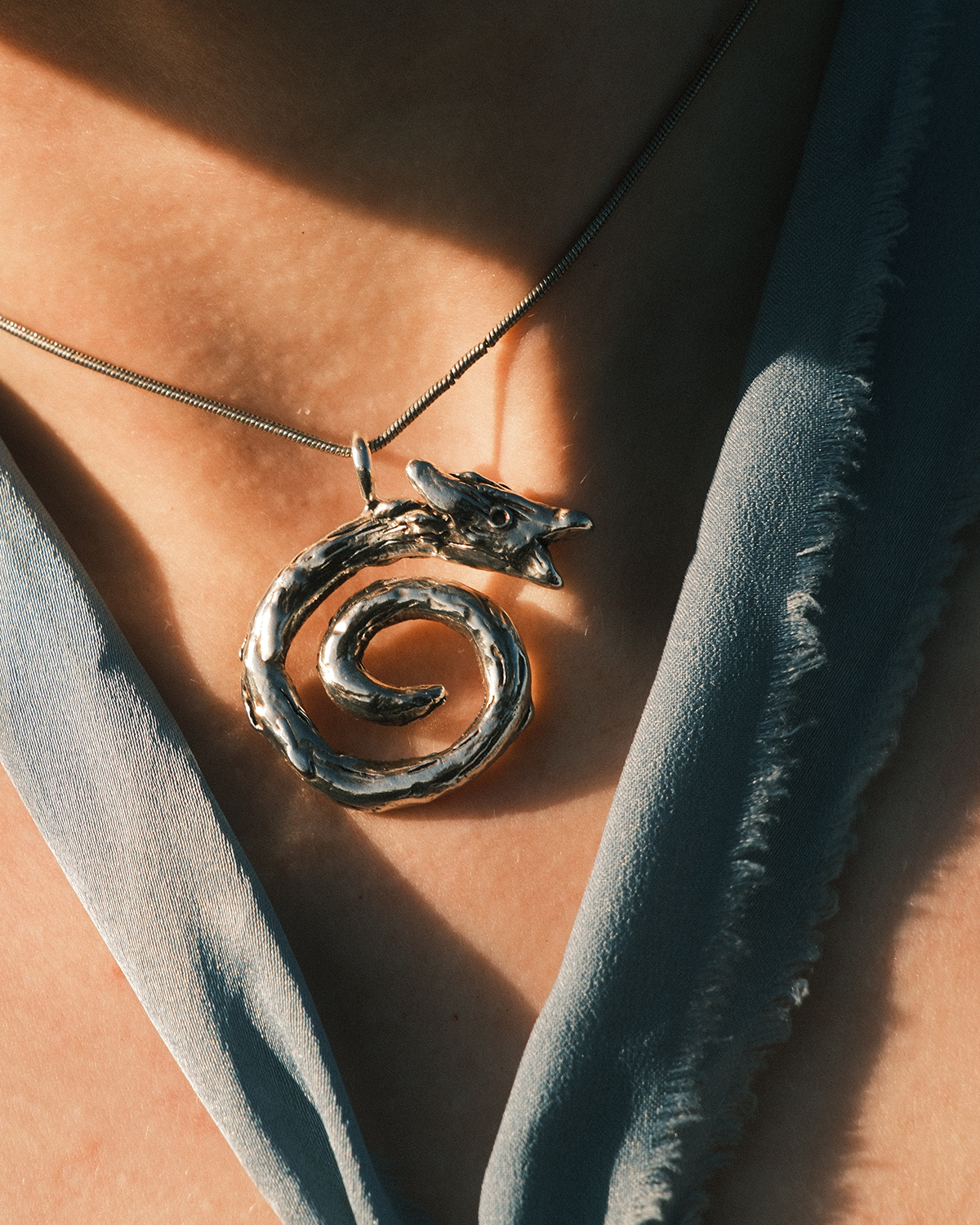 Muckle Stoorworm Pendant - Morvern Graham