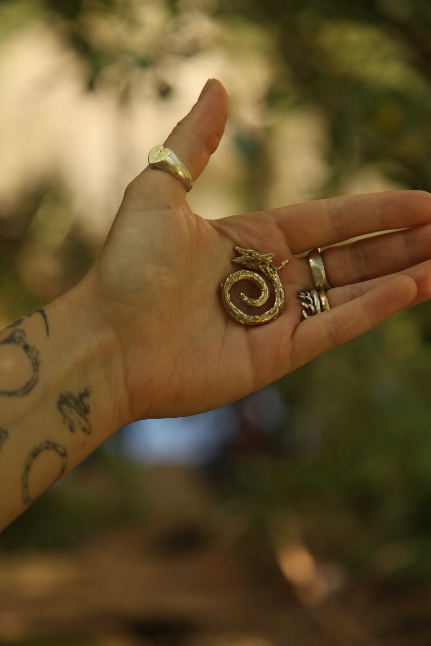 Muckle Stoorworm Pendant - Morvern Graham
