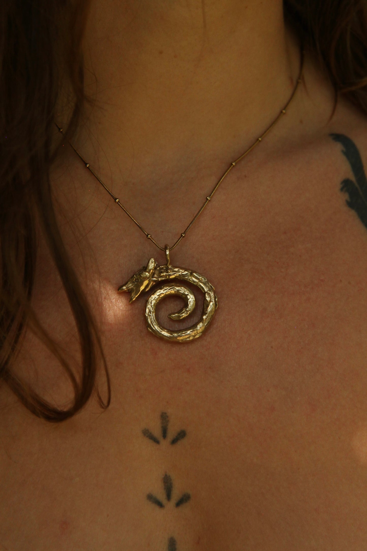 Muckle Stoorworm Pendant - Morvern Graham